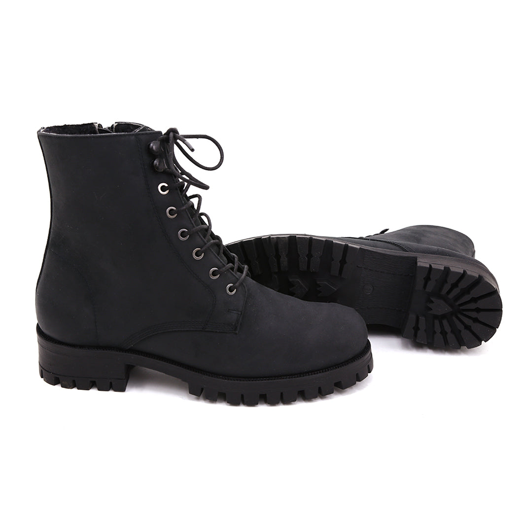 Fashion bottes hiver cuir