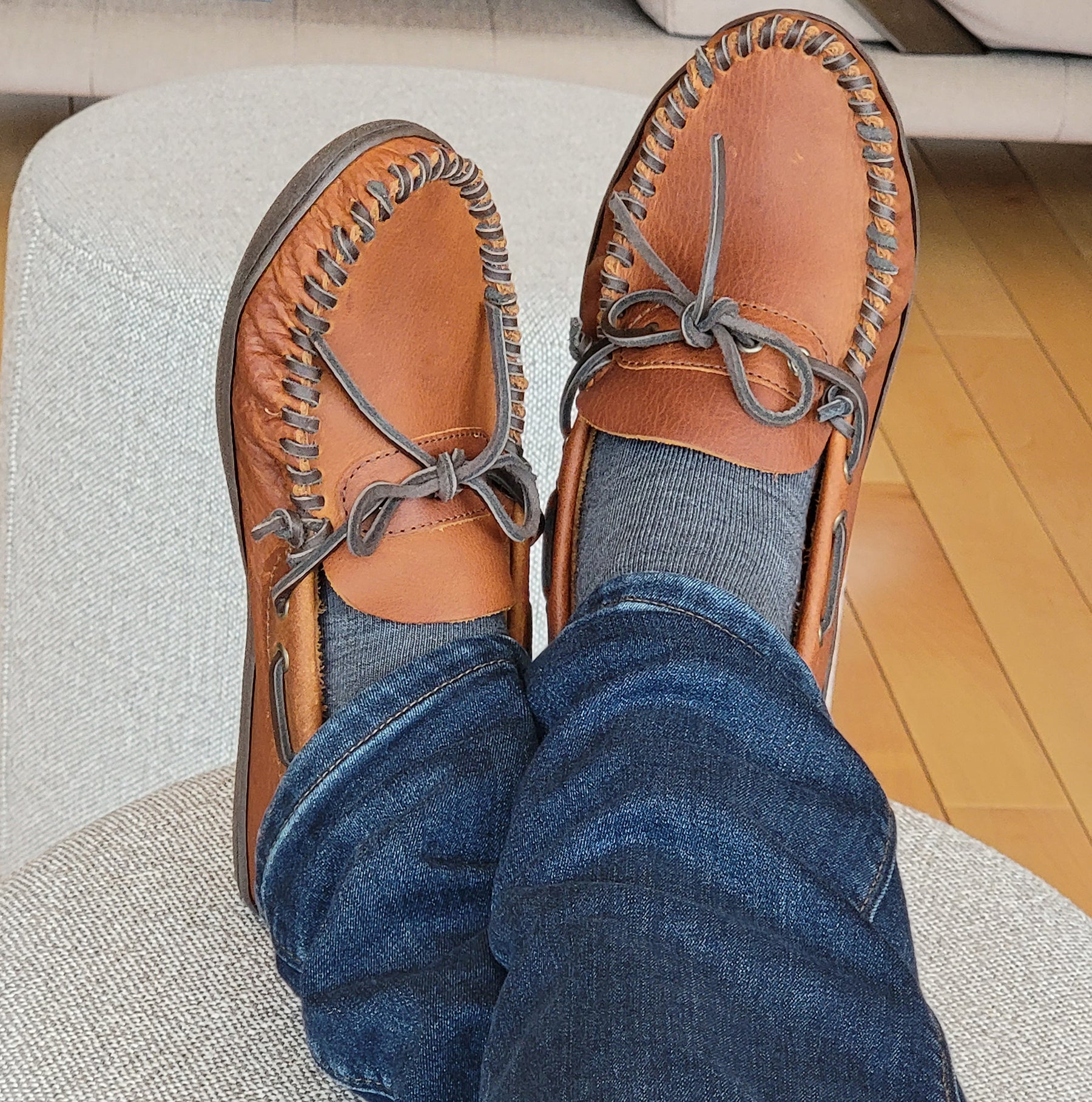 Desmond suede moccasin outlet slipper